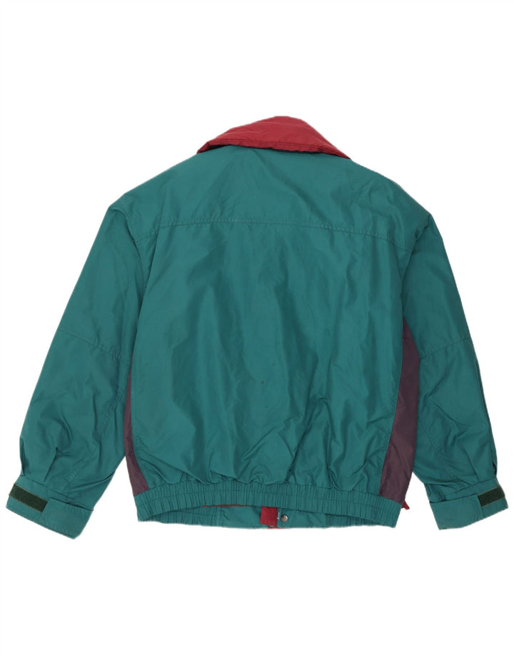 Jachetă Columbia pentru bărbați, Marea Britanie 38, nailon color bloc verde mediu