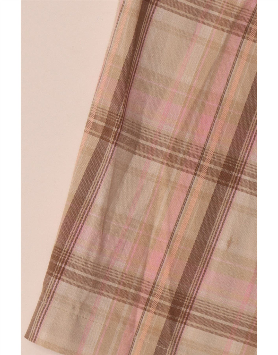 Pantaloni scurți chino Izod pentru femei US 8 Medium W32 Pink Check Poliester