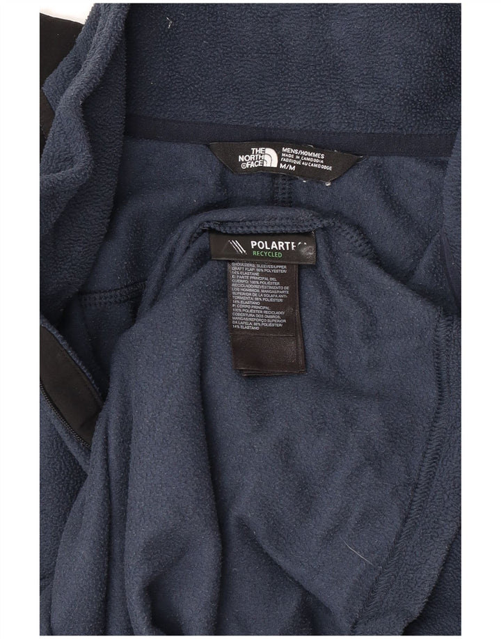 Pulover Polartec Fleece pentru bărbați The North Face, poliester mediu albastru bleumarin