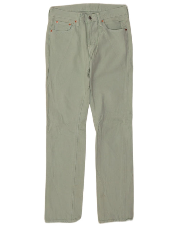 Pantaloni casual Levi's 511 Slim pentru bărbați, L30 L32, bumbac verde