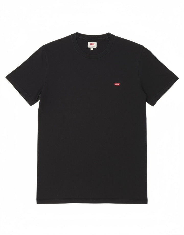 LEVI'S Mens T-Shirt Top Medium Black Cotton