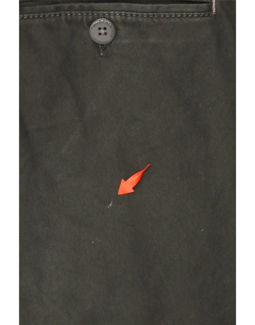 MURPHY & NYE Pantaloni chino drepți pentru bărbați L38 L30 bumbac verde