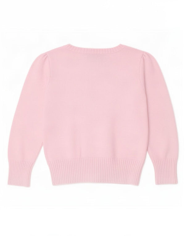 Pulover cardigan pentru fete Ralph Lauren 3-4 ani bumbac roz
