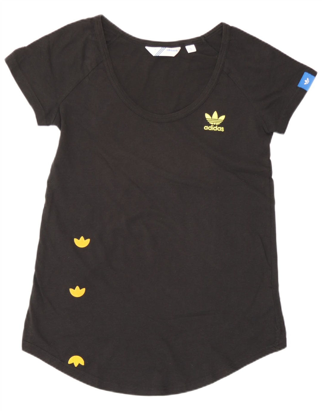 Tricou grafic Adidas pentru femei Top EU 38 Medium Black Bumbac