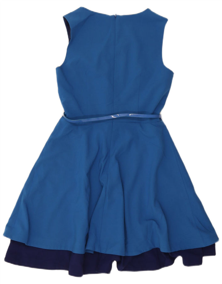 Rochie A-Line fără mâneci Oasis UK 10 Poliester albastru mic
