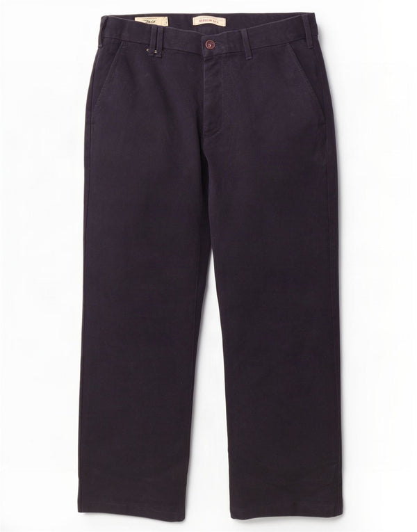 Pantaloni chino drepți pentru bărbați Marlboro Classics W34 L28 bleumarin