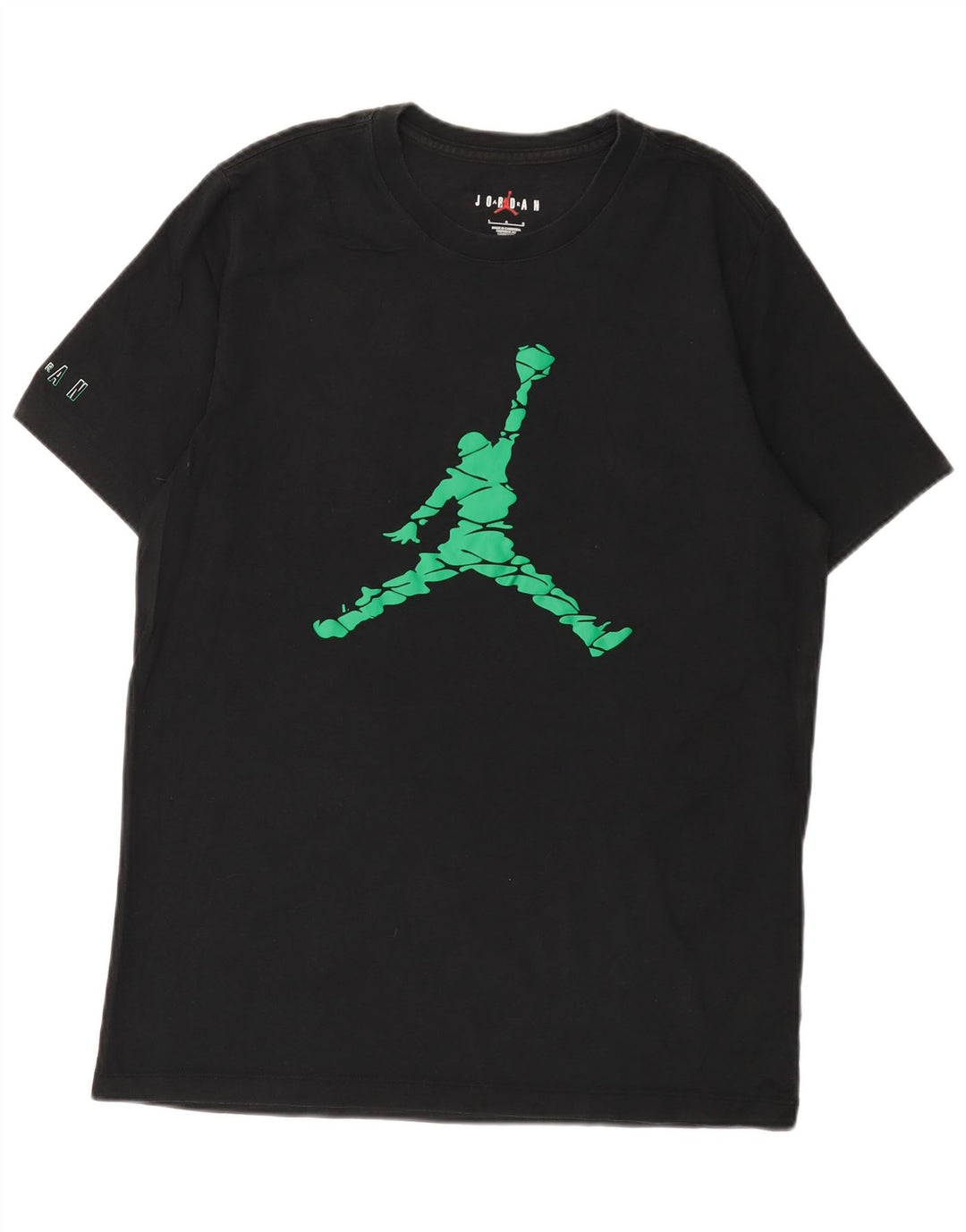 Tricou grafic Jordan pentru bărbați Top mare din bumbac negru