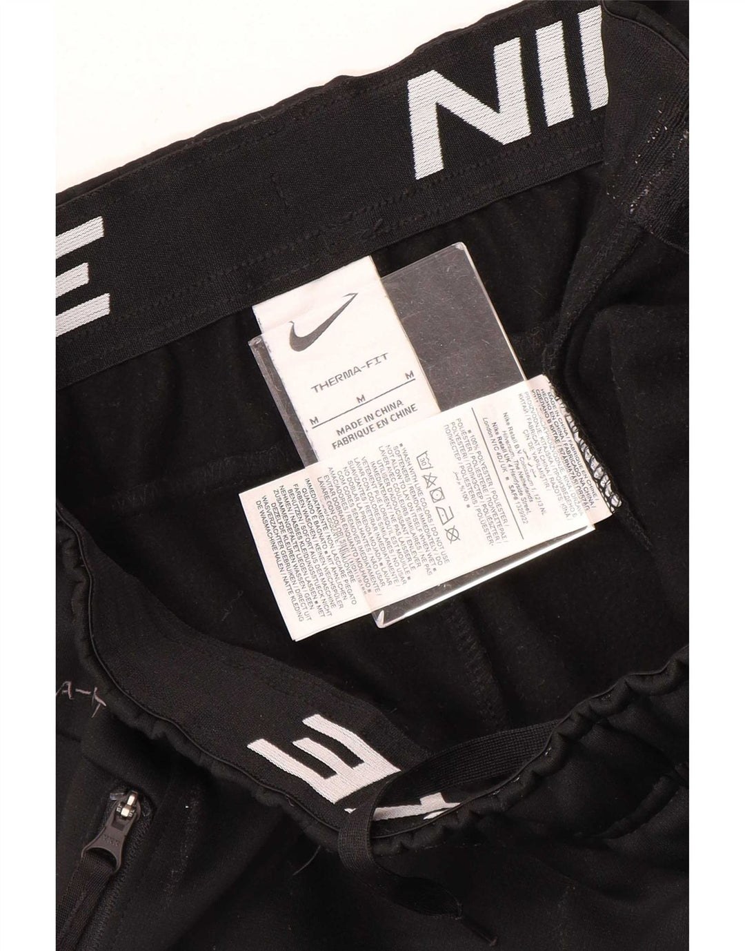 Pantaloni de trening Nike Therma-Fit pentru bărbați Joggeri Poliester mediu negru
