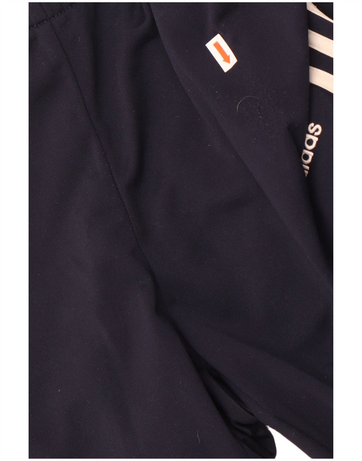 Pantaloni de trening Adidas pentru femei UK 8/10 Poliester bleumarin mic