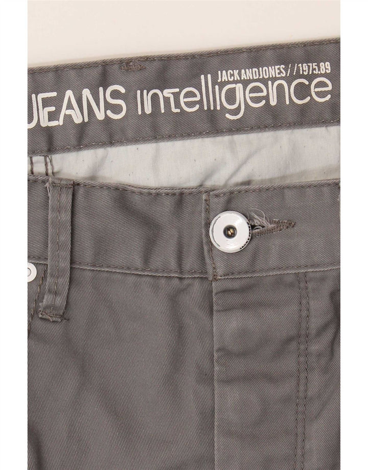 Pantaloni scurți casual pentru bărbați Jack & Jones W32 Gri mediu
