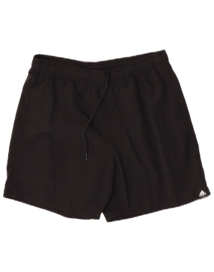 Pantaloni scurți sport ADIDAS pentru bărbați, nailon mic, negru