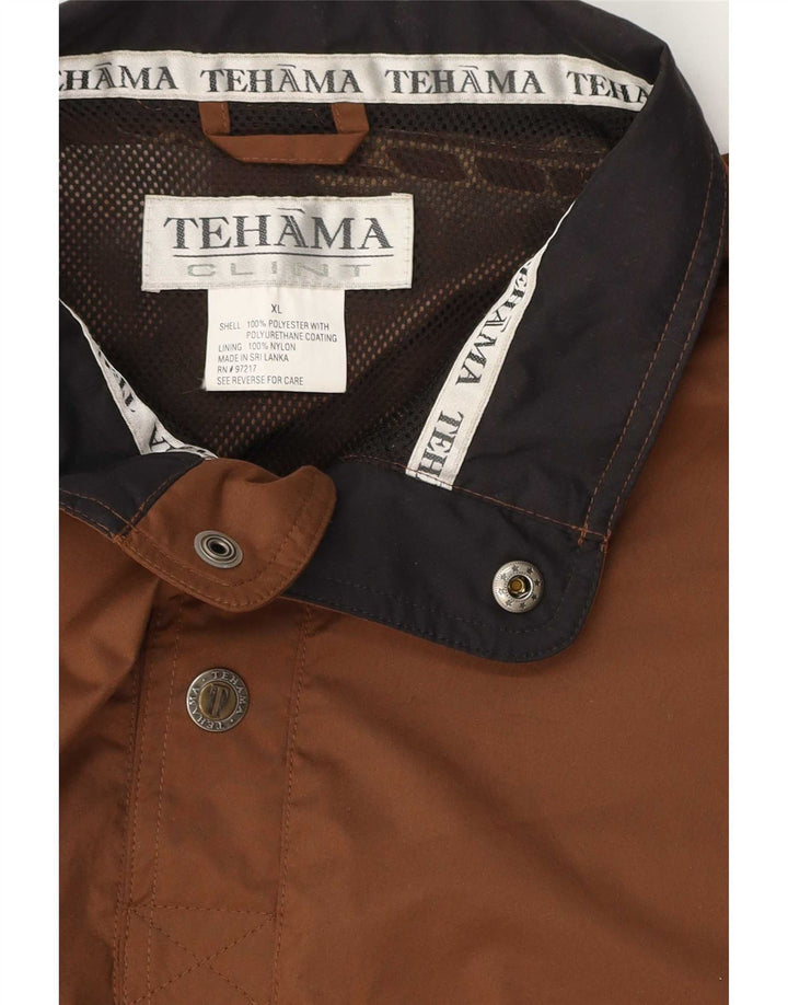 Jachetă de ploaie Pulover pentru bărbați Tehama UK 42 XL Maro Poliester