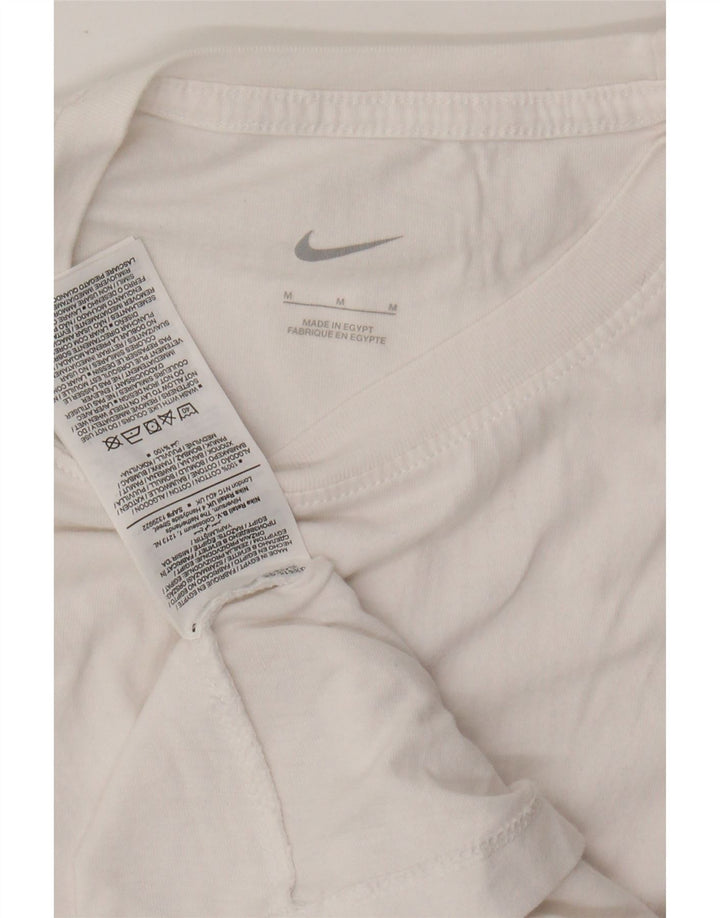 Tricou pentru femei NIKE Top UK 12 Medium White Bumbac