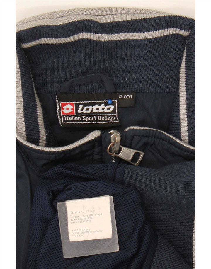 Lotto Mens Bomber Jacket UK 42 XL Bleumarin Poliester