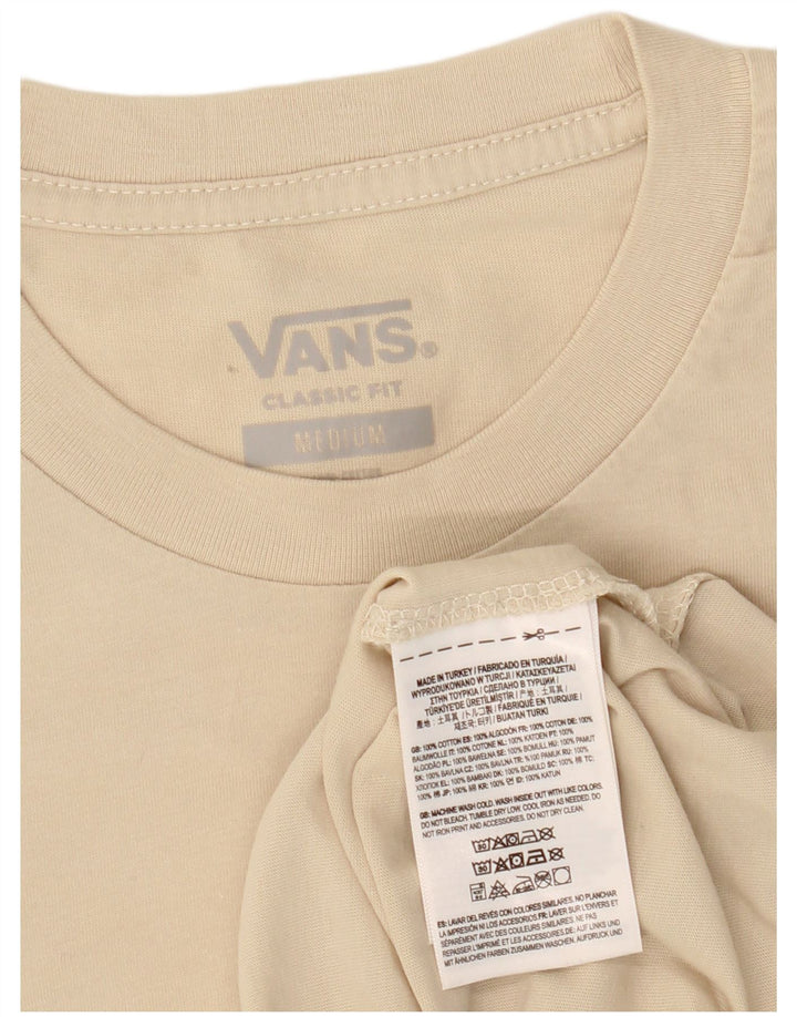 Tricou grafic Vans Classic Fit Top Bumbac Bej Mediu