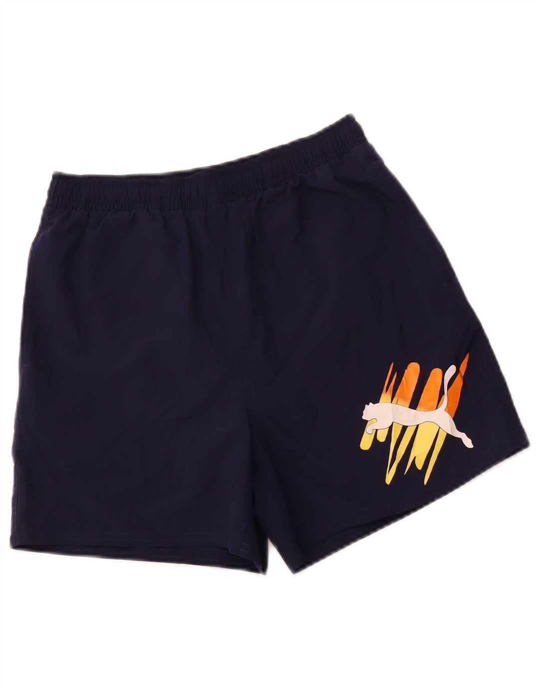 Pantaloni scurți sport grafic PUMA pentru băieți 15-16 ani, bleumarin