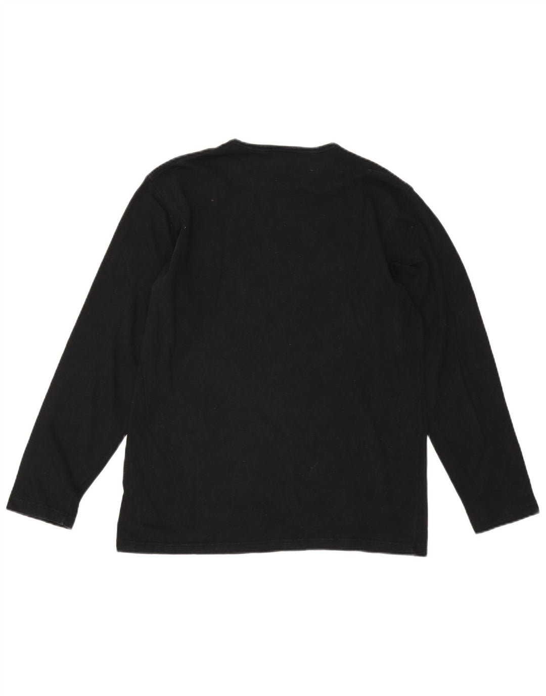 Trussardi Jeans Top pentru bărbați cu mânecă lungă 2XL, viscoză neagră