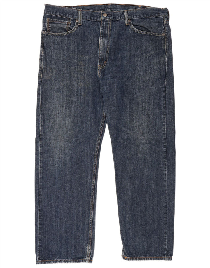 Blugi drepti pentru bărbați Levi's 505 W40 L30 Bumbac albastru