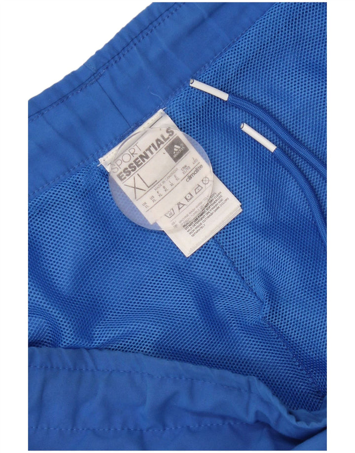 Pantaloni scurți sport pentru bărbați Adidas XL poliester albastru