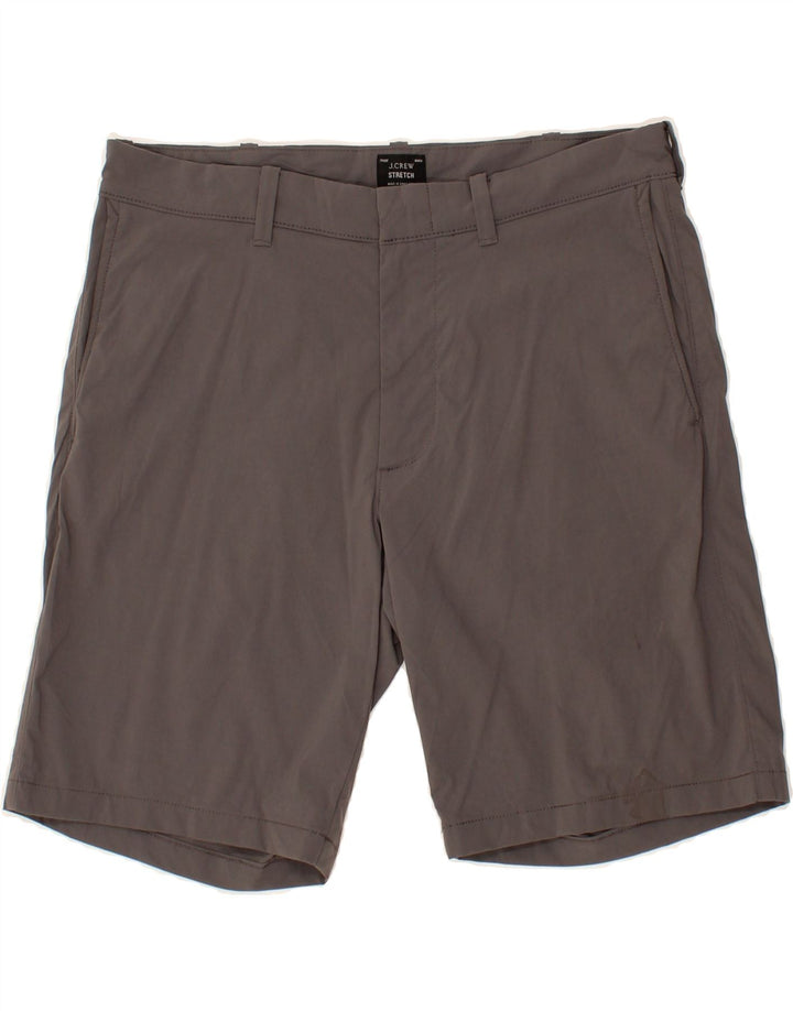 J. CREW Mens Chino Shorts W32 Small Grey Polyamide Vintage J. Crew and Second-Hand J. Crew from Messina Hembry 