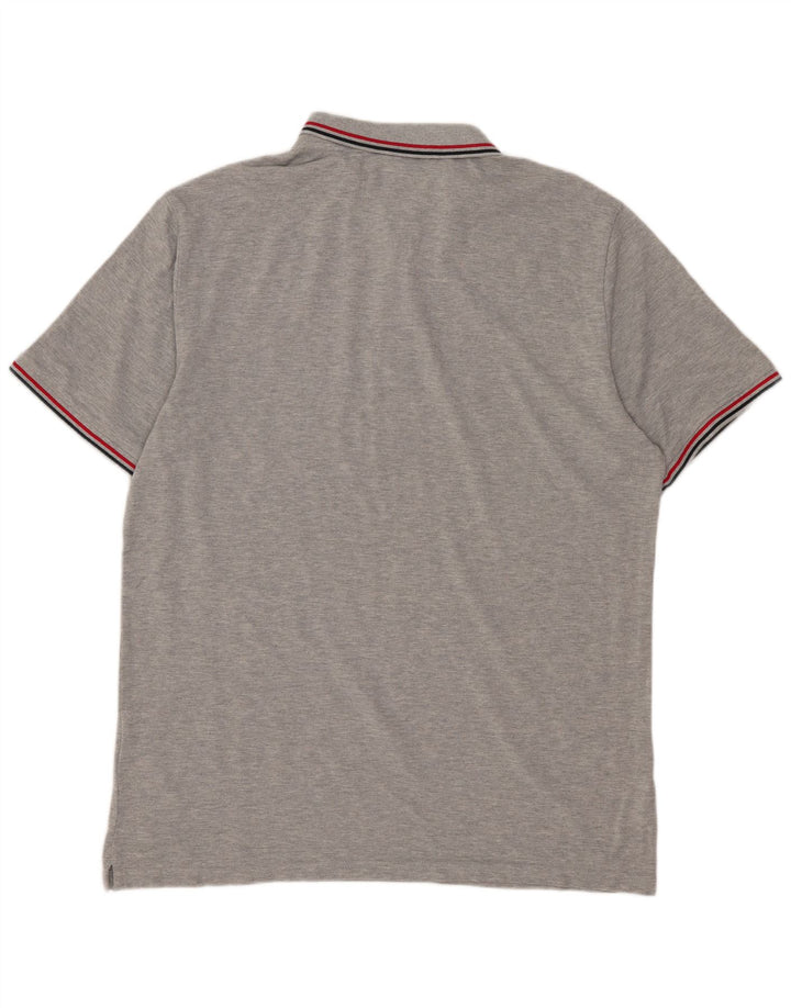 SUPERDRY tricou polo pentru bărbați 2XL bumbac gri