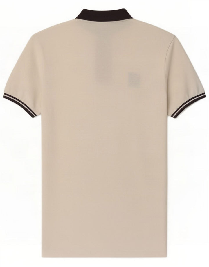 Converse Mens Polo Shirt Large White Cotton