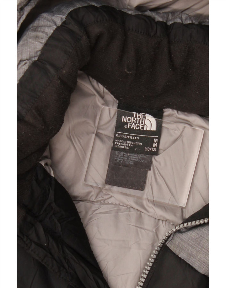THE NORTH FACE Girls Padded Coat 10-11 Years Medium Black Colourblock Vintage The North Face and Second-Hand The North Face from Messina Hembry 