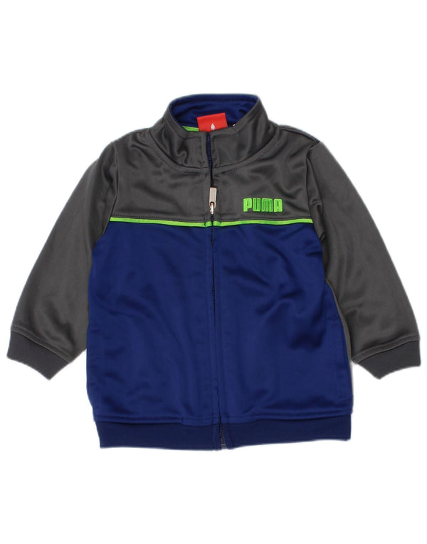 Jachetă de top pentru trening cu grafic Puma Baby Boys 6-9 luni, gri Colorblock