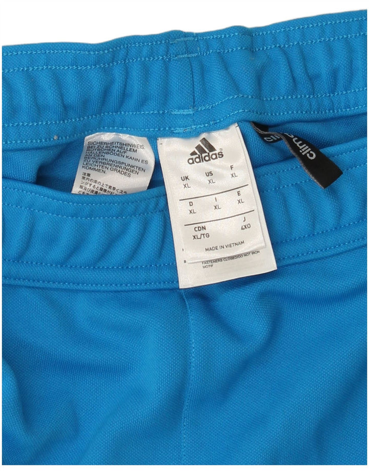 Pantaloni de trening Adidas Climalite pentru bărbați XL, poliester, albastru