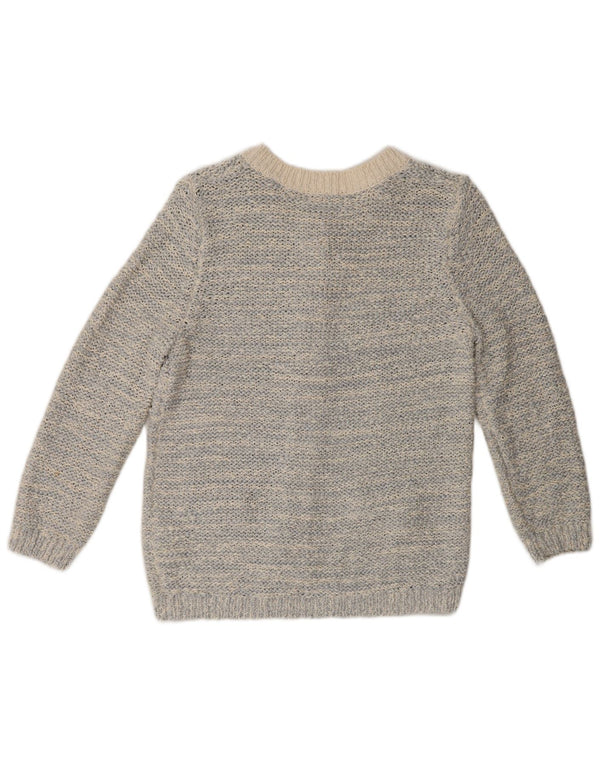 Pulover cardigan pentru femei Marks & Spencer UK 12 Medium Silver Flecked
