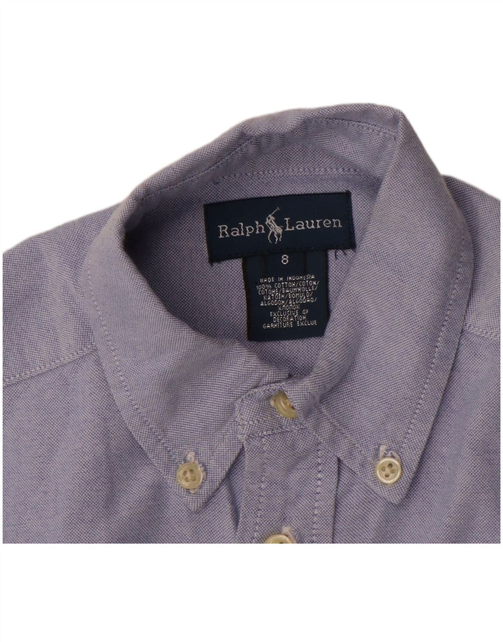Cămașă Ralph Lauren Băieți 7-8 Ani Bumbac Albastru