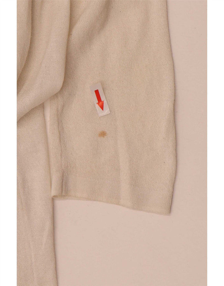 Pulover cardigan cu paragate pentru femei Marks & Spencer UK 14 Medium Off White