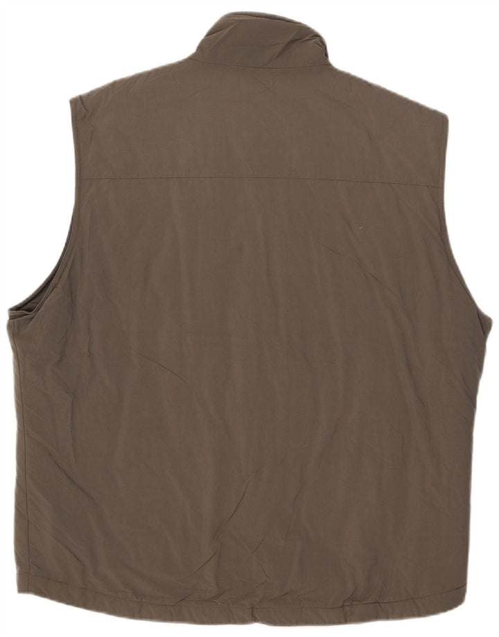 Gilet căptușit pentru bărbați Marks & Spencer UK 42 XL Kaki Poliamidă