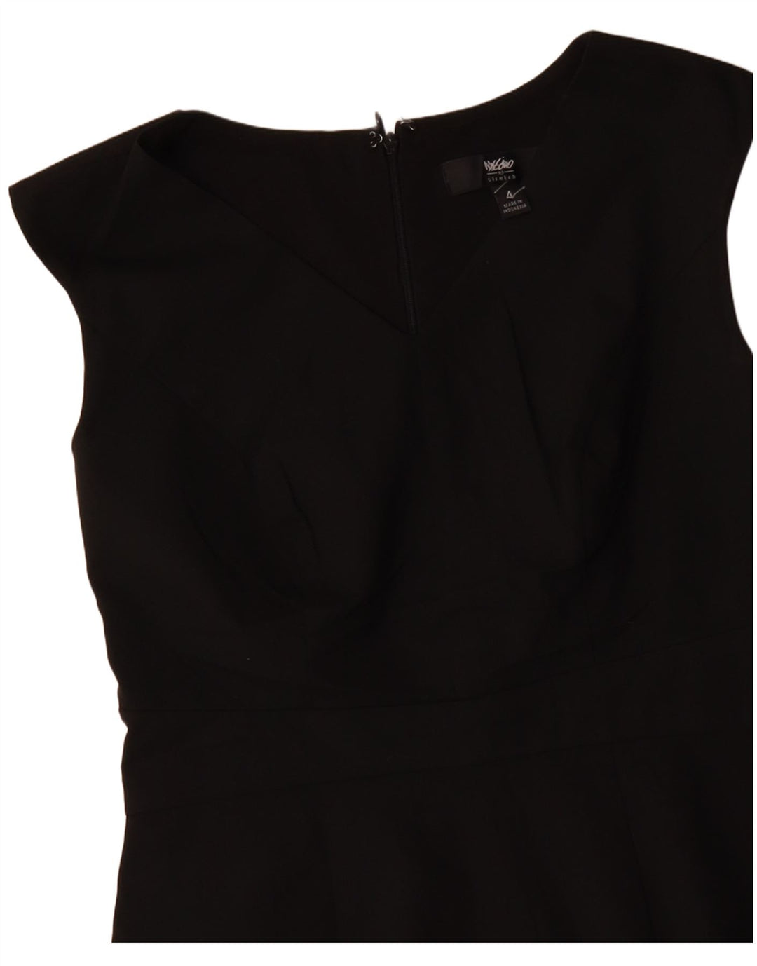 MOSSIMO Rochie fără mâneci pentru femei US 4 Poliester negru mic