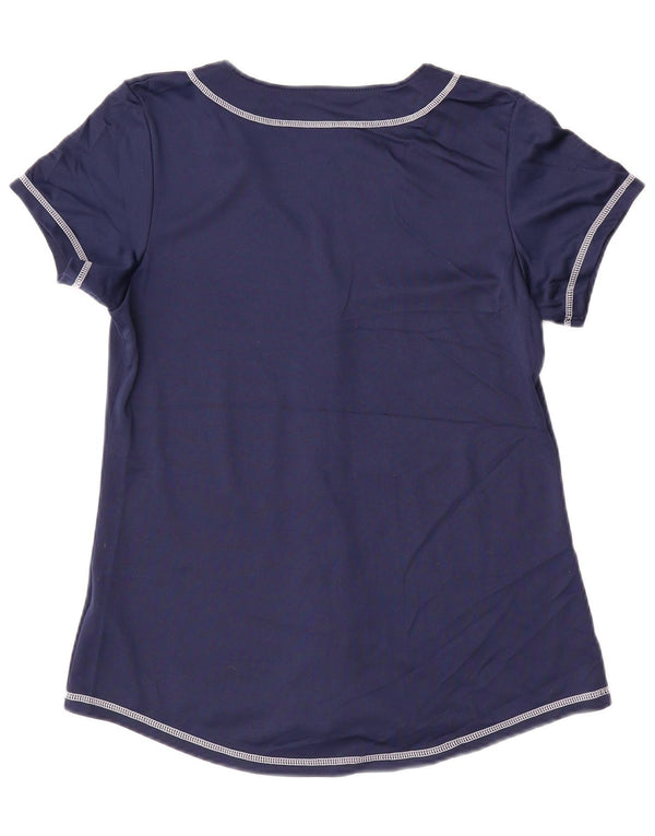 Genuine Merchandise Bluză cu grafică pentru femei Top UK 12 Medium Bleumarin Sport