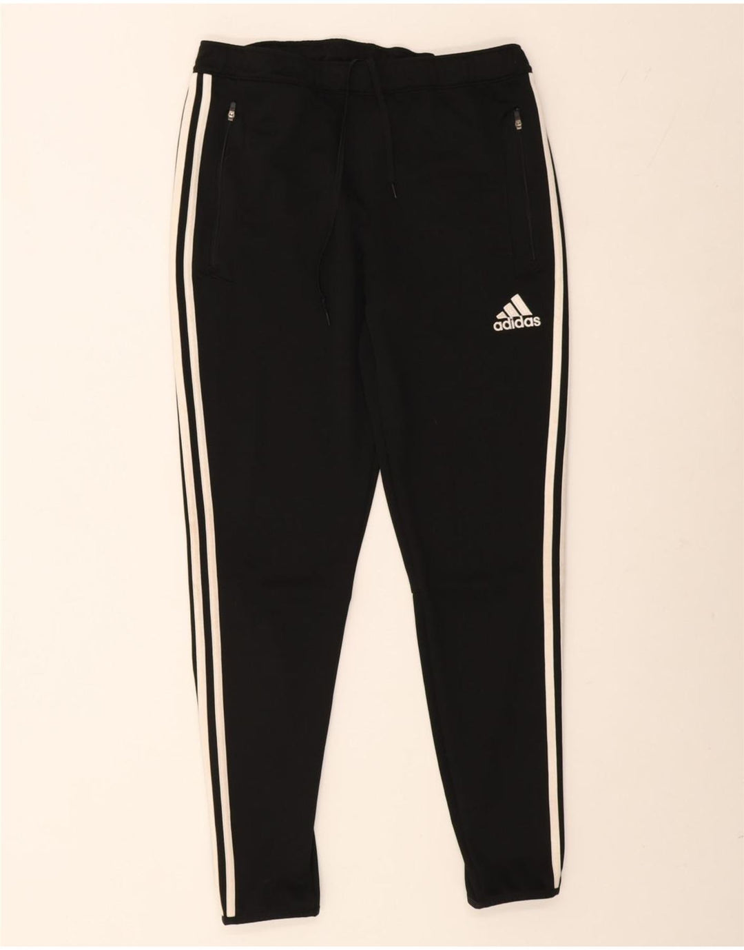 Pantaloni de trening Adidas Climacool pentru bărbați, negru mediu, poliester bloc de culoare
