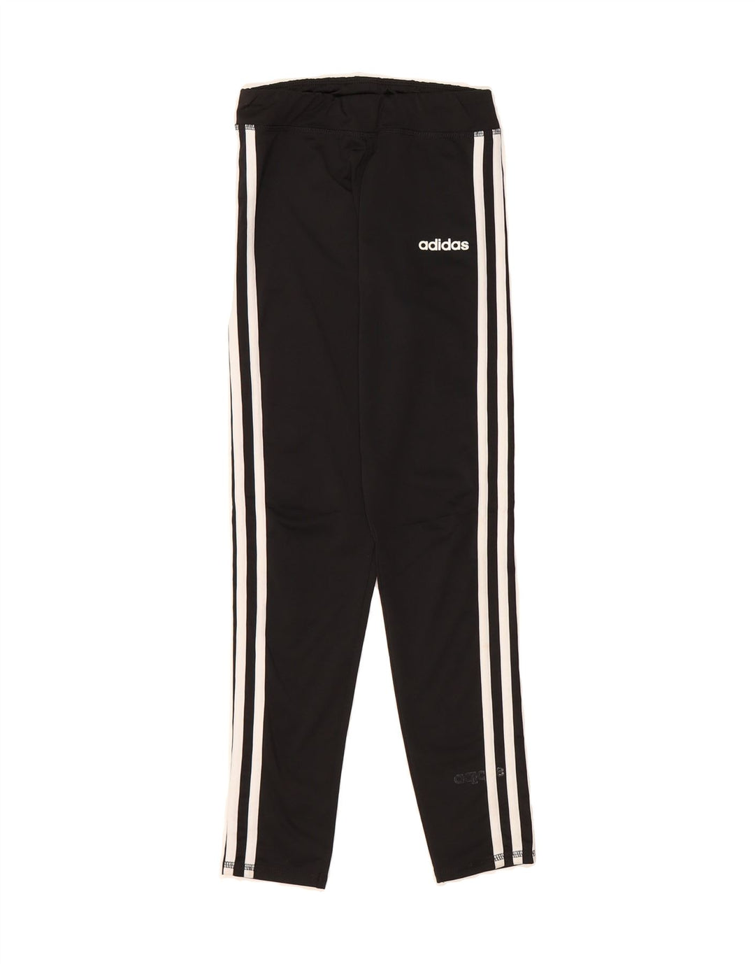 ADIDAS Girls Leggings 10-11 Years Medium Black Polyester Vintage Adidas and Second-Hand Adidas from Messina Hembry 