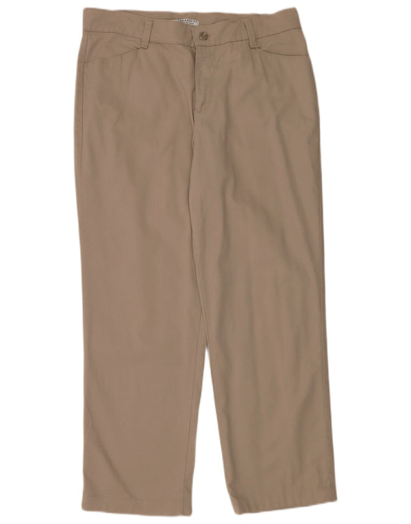 Pantaloni casual Lee pentru femei, cu croiala relaxată, US 16 2XL W36 L32, bej, bumbac