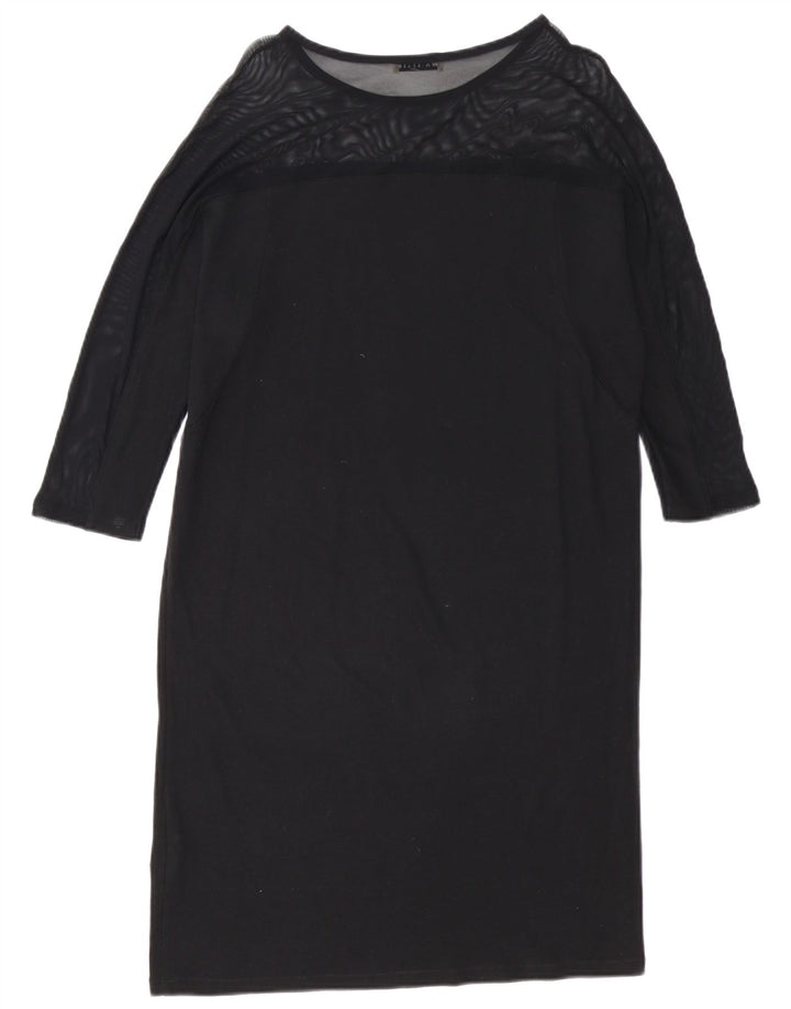 Rochie schimbătoare cu mânecă lungă pentru femei Whistle UK 8 Bumbac negru mic