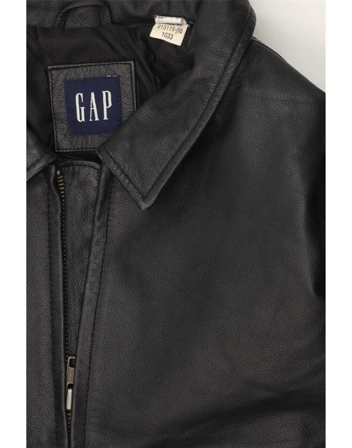 Geaca de piele Gap Boys 13-14 ani neagra