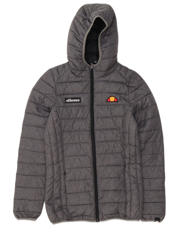 Jachetă căptușită cu glugă pentru femei Ellesse UK 6 XS poliester gri