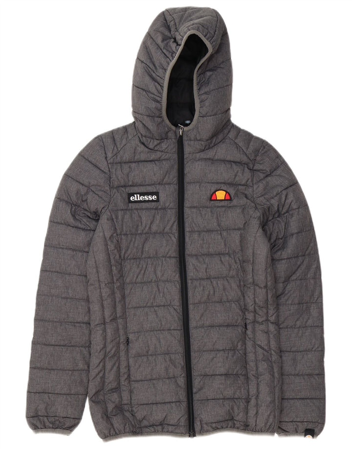 Jachetă căptușită cu glugă pentru femei Ellesse UK 6 XS poliester gri