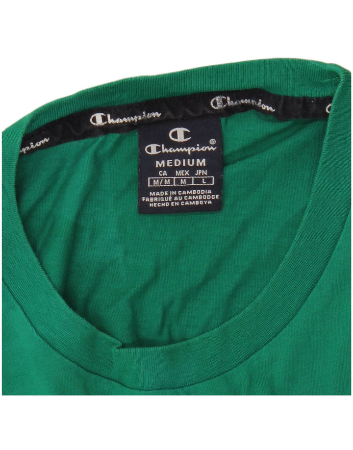 Tricou grafic pentru bărbați Champion Top Mediu Alb Colorblock
