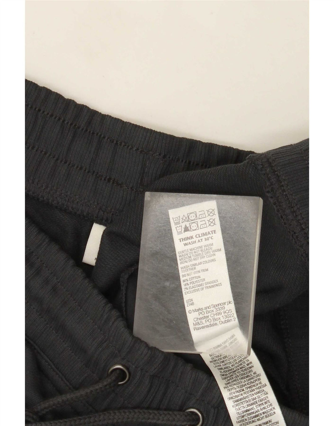 Pantaloni de trening pentru femei Marks & Spencer UK 16 mare bumbac gri