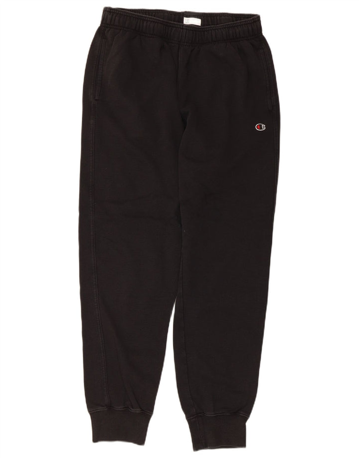 Pantaloni de trening pentru bărbați Champion Pantaloni de jogging Bumbac mediu negru