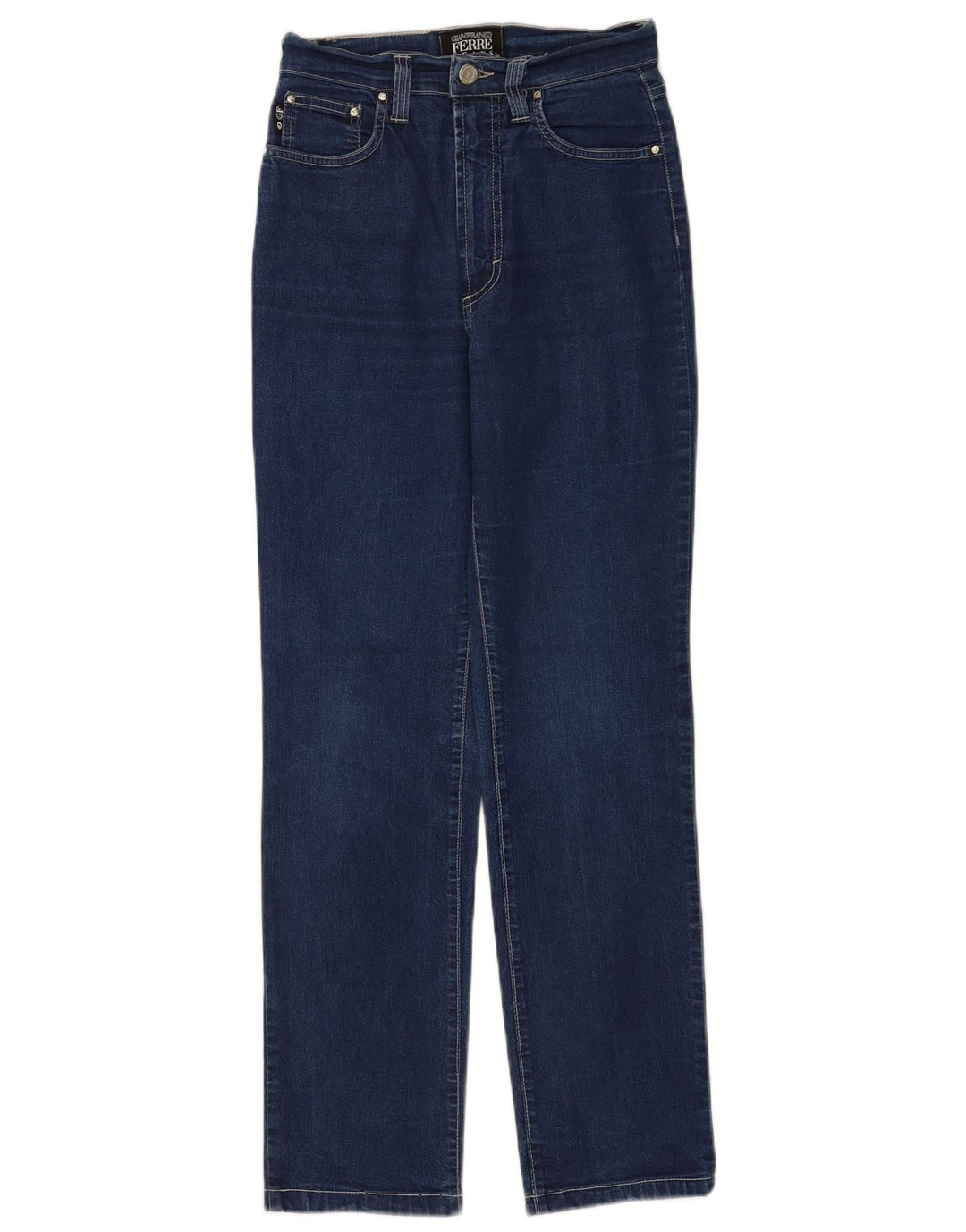 Gianfranco Ferre Blugi Slim Femei L27 L28 Bumbac Albastru