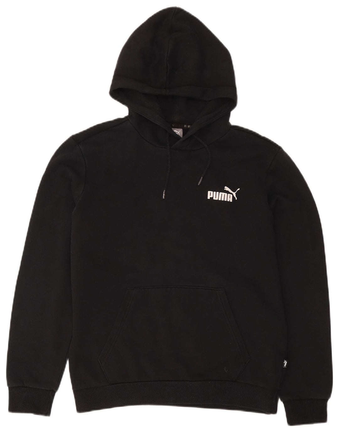 Pulover Puma pentru bărbați, bumbac mic, negru