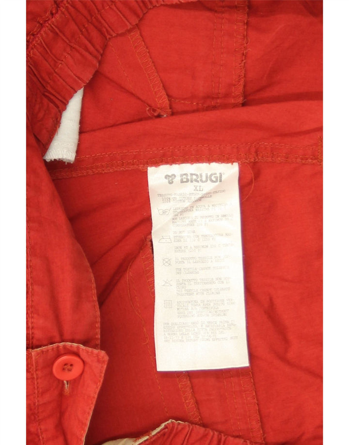 Pantaloni scurți cargo pentru bărbați Brugi XL W38 bumbac roșu