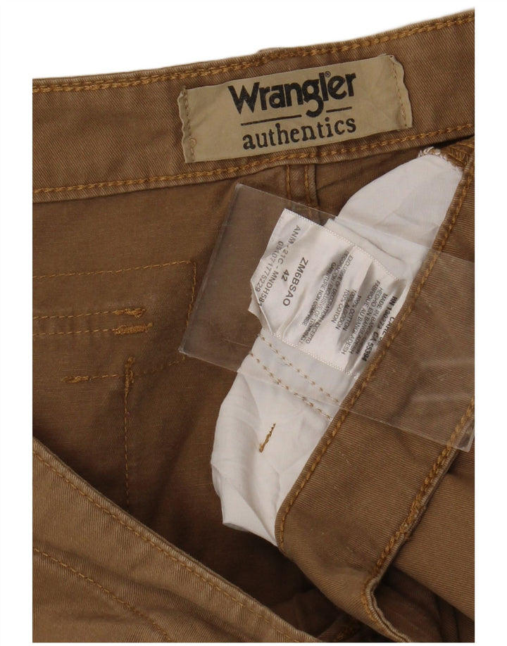 Pantaloni scurți cargo Wrangler pentru bărbați W42 2XL, bumbac maro