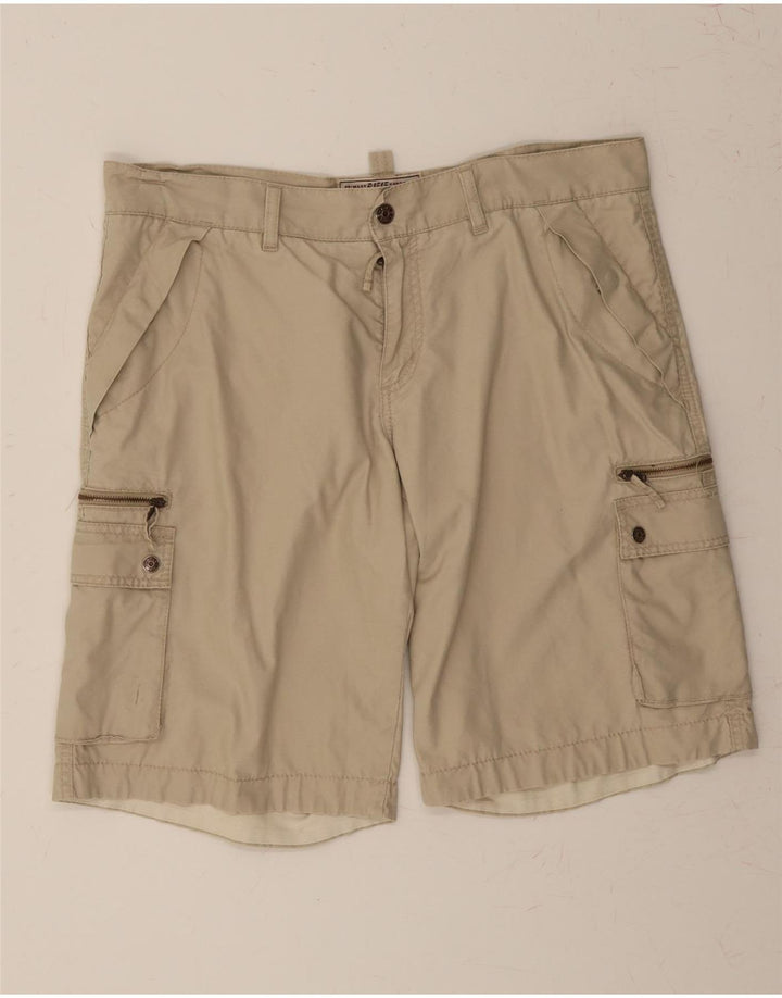 RIFLE Mens Cargo Shorts W34 Large Beige Cotton Vintage Rifle and Second-Hand Rifle from Messina Hembry 